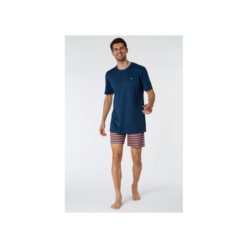 Heren Pyjama in het Marine blauw