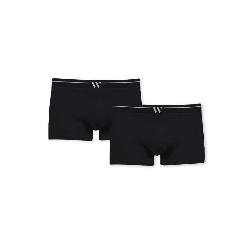 Boxershort Duopack Zwart en Noir