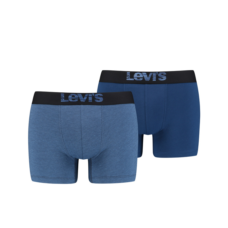 2-pack Boxershorts in het Dark blue