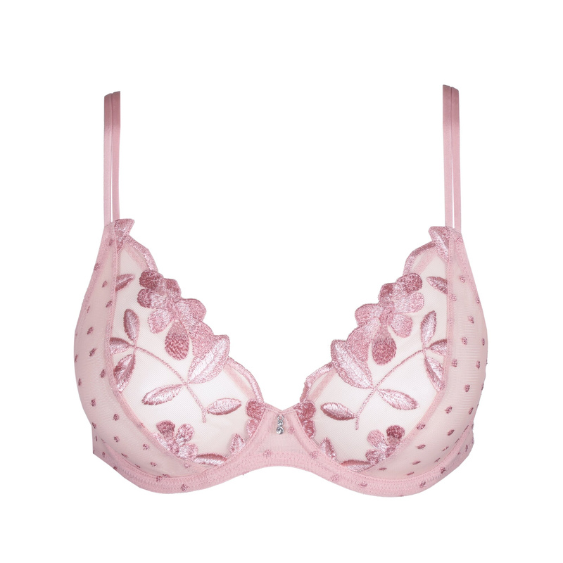 Plunge Bh in het Vintage pink