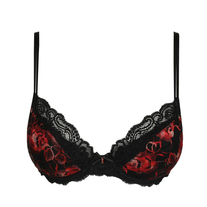 Push-up Bh Uitneembare Pads in het Spicy red