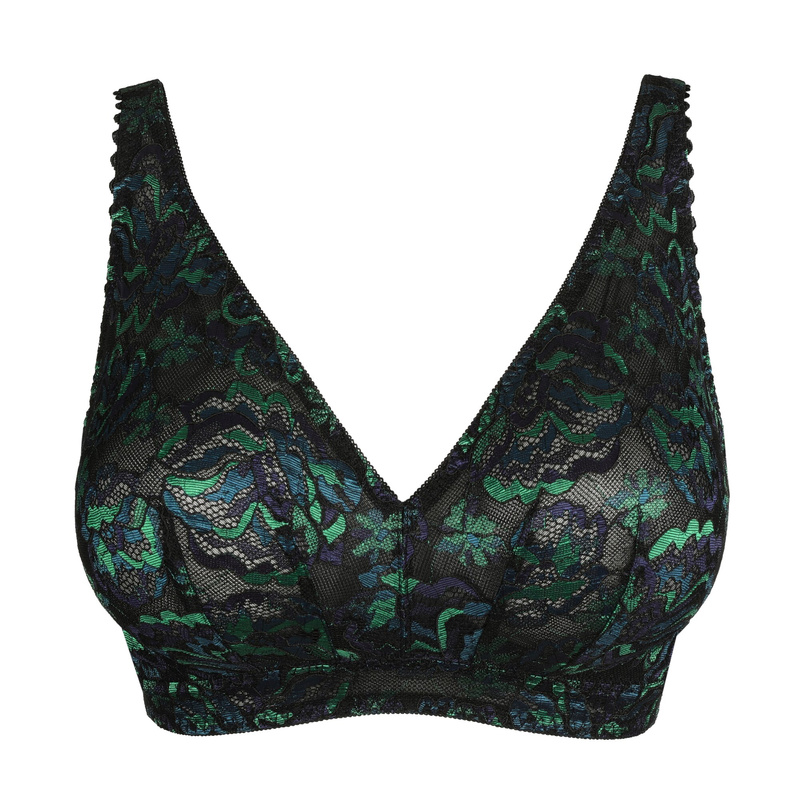 Bralette in het Peacock feather