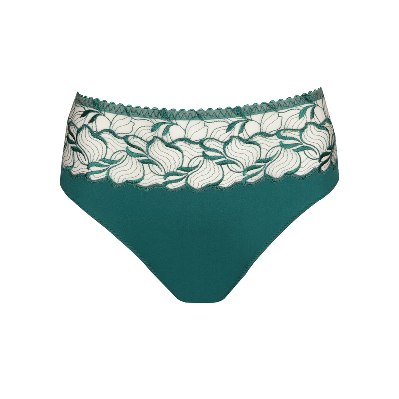 Tailleslip in het Jasper green