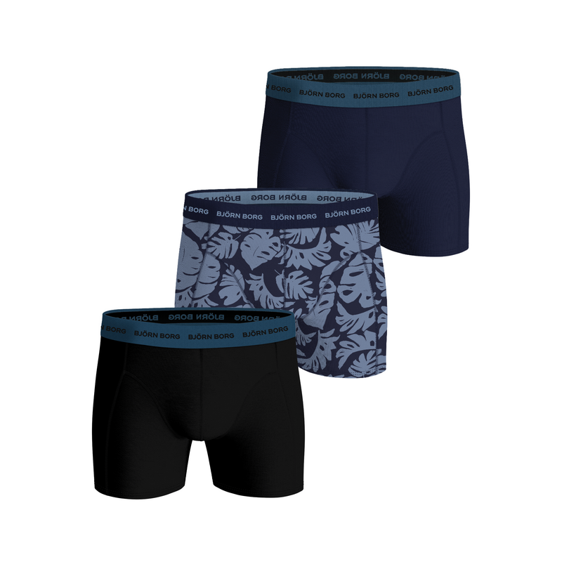 3-pack Boxershorts en Bleu