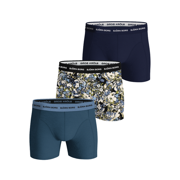 3-pack Boxershorts - Bjorn Borg - Cotton stretch