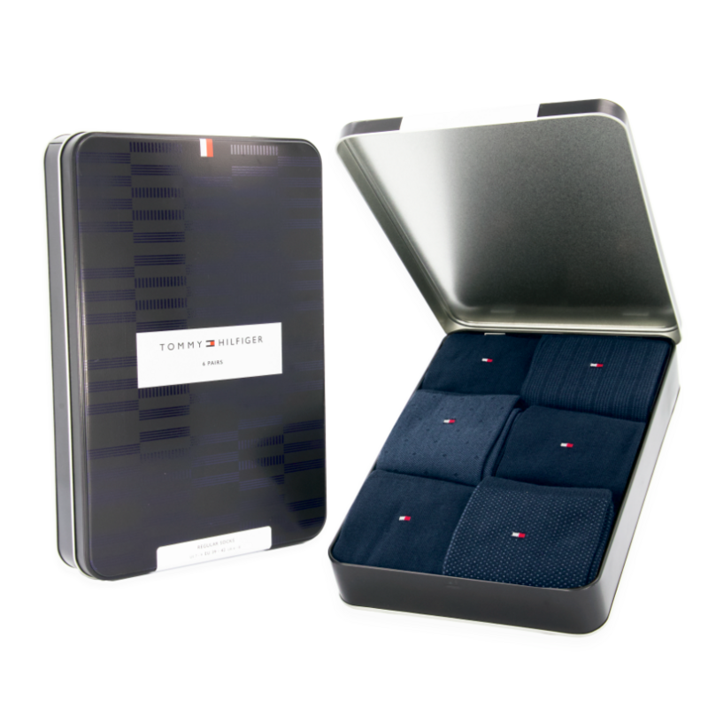 Giftbox Sokken 6-pack en Navy