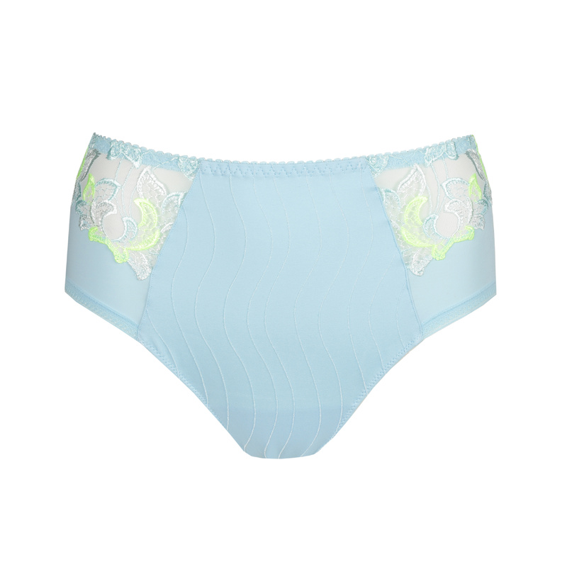 Tailleslip in het Milky blue