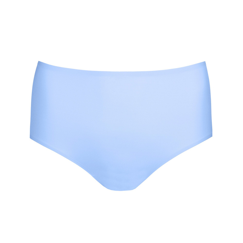 Tailleslip in het Santorini blue