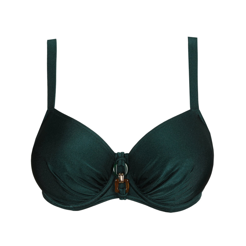 Volle Cup Bikinitop in het Jewel green