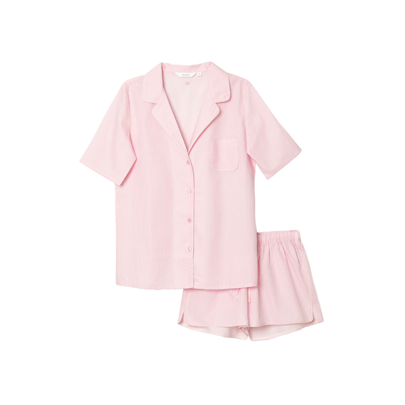 Pyjama Korte Broek en Light pink